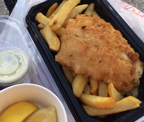 Fish and Chips Gluten Free Dairy Free Cooke’s of Dublin Disney Springs